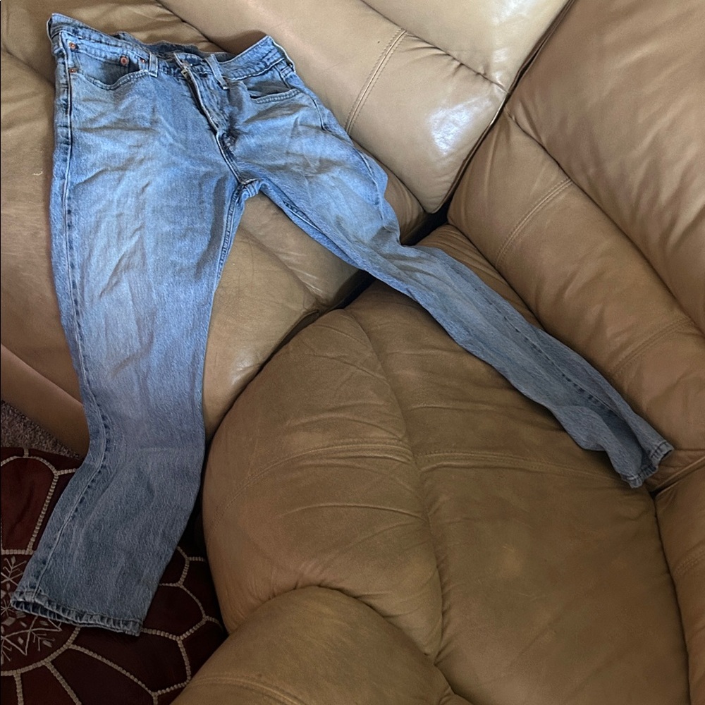 Levi's Men's 502 taper fit Jeans Light Blue 31 x 30